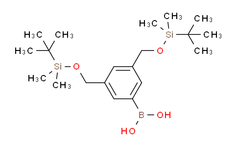 CAS No. 1180533-48-5, (3,5-Bis(((tert-butyldimethylsilyl)oxy)methyl)phenyl)boronic acid