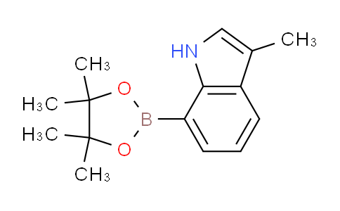 CAS No. 1181825-29-5, 3-Methyl-7-(4,4,5,5-tetramethyl-1,3,2-dioxaborolan-2-yl)-1h-indole