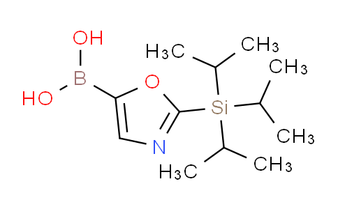 CAS No. 1186127-12-7, (2-(Triisopropylsilyl)oxazol-5-yl)boronic acid