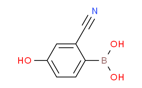 CAS No. 1186420-91-6, (2-Cyano-4-hydroxyphenyl)boronic acid