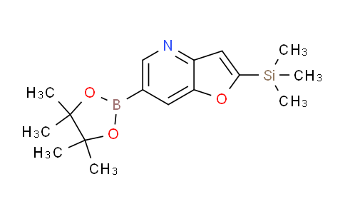 CAS No. 1188926-86-4, 6-(4,4,5,5-Tetramethyl-1,3,2-dioxaborolan-2-yl)-2-(trimethylsilyl)furo[3,2-b]pyridine