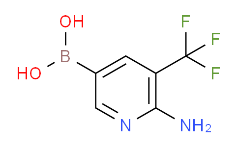 CAS No. 1189126-37-1, (6-Amino-5-(trifluoromethyl)pyridin-3-yl)boronic acid