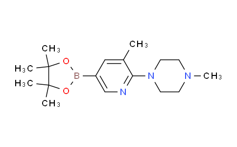CAS No. 1191062-86-8, 1-Methyl-4-(3-methyl-5-(4,4,5,5-tetramethyl-1,3,2-dioxaborolan-2-yl)pyridin-2-yl)piperazine