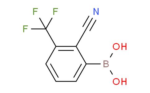CAS No. 1198181-40-6, 2-Cyano-3-(trifluoromethyl)phenylboronic acid