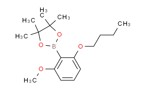 CAS No. 1204580-83-5, 2-(2-Butoxy-6-methoxyphenyl)-4,4,5,5-tetramethyl-1,3,2-dioxaborolane