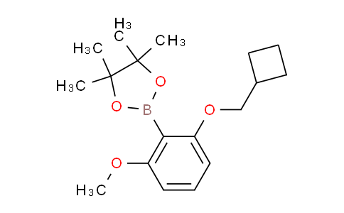 CAS No. 1204580-86-8, 2-(2-(Cyclobutylmethoxy)-6-methoxyphenyl)-4,4,5,5-tetramethyl-1,3,2-dioxaborolane