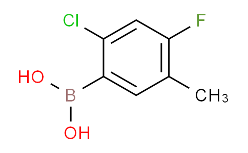 CAS No. 1207428-93-0, (2-Chloro-4-fluoro-5-methylphenyl)boronic acid