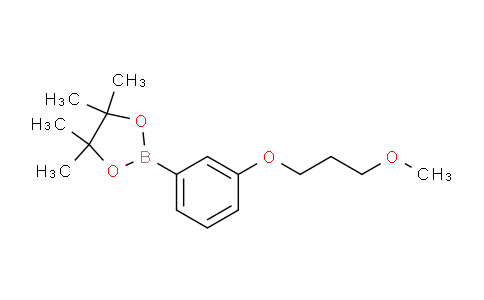 CAS No. 1212019-00-5, 2-(3-(3-Methoxypropoxy)phenyl)-4,4,5,5-tetramethyl-1,3,2-dioxaborolane