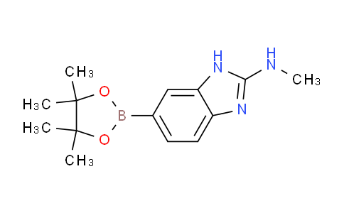 CAS No. 1214899-74-7, N-Methyl-6-(4,4,5,5-tetramethyl-1,3,2-dioxaborolan-2-yl)-1H-benzo[d]imidazol-2-amine