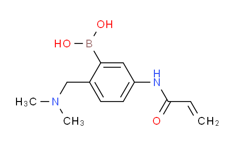 CAS No. 1217500-78-1, 5-Acrylamido-2-((dimethylamino)methyl)phenylboronic acid
