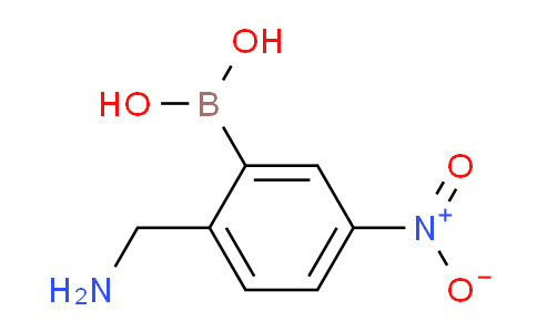CAS No. 1217500-83-8, (2-(Aminomethyl)-5-nitrophenyl)boronic acid