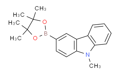 CAS No. 1217891-71-8, 9-Methyl-3-(4,4,5,5-tetramethyl-[1,3,2]dioxaborolan-2-yl)-9H-carbazole