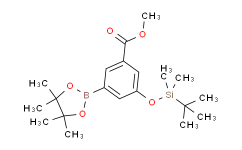 DY705494 | 1218789-68-4 | Methyl 3-((tert-butyldimethylsilyl)oxy)-5-(4,4,5,5-tetramethyl-1,3,2-dioxaborolan-2-yl)benzoate