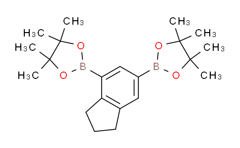 CAS No. 1218790-33-0, 2,2'-(2,3-Dihydro-1H-indene-4,6-diyl)bis(4,4,5,5-tetramethyl-1,3,2-dioxaborolane)