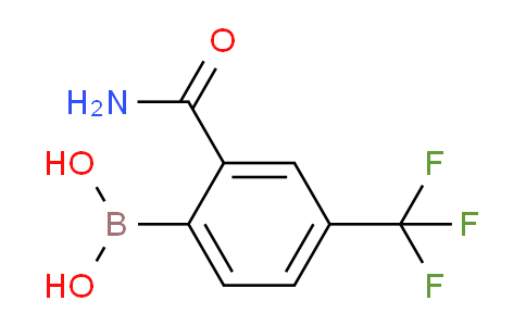 CAS No. 1218790-55-6, (2-Carbamoyl-4-(trifluoromethyl)phenyl)boronic acid
