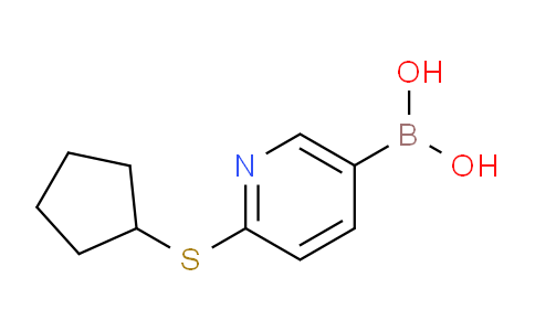 CAS No. 1218790-70-5, 2-(Cyclopentylthio)pyridine-5-boronic acid