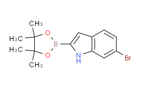 CAS No. 1218791-00-4, 6-Bromo-2-(4,4,5,5-tetramethyl-1,3,2-dioxaborolan-2-yl)-1H-indole