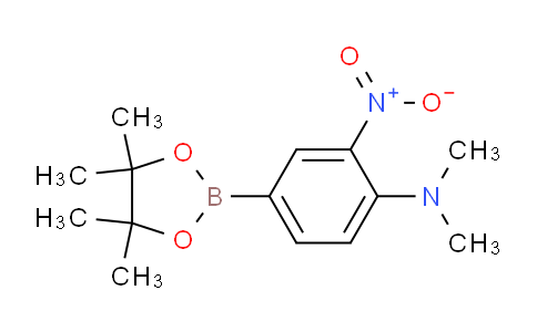 CAS No. 1218791-24-2, N,N-Dimethyl-2-nitro-4-(4,4,5,5-tetramethyl-1,3,2-dioxaborolan-2-yl)aniline