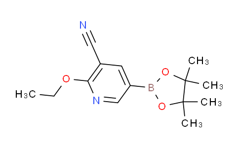 CAS No. 1218791-35-5, 2-Ethoxy-5-(4,4,5,5-tetramethyl-1,3,2-dioxaborolan-2-yl)nicotinonitrile