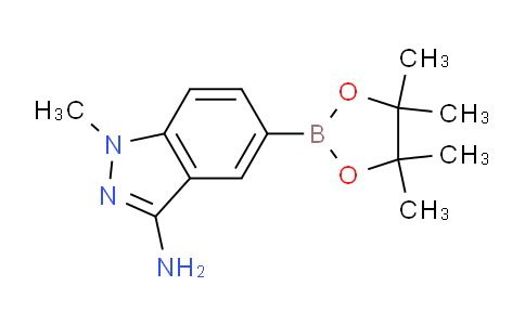 CAS No. 1220220-18-7, 1-Methyl-5-(4,4,5,5-tetramethyl-1,3,2-dioxaborolan-2-yl)-1h-indazol-3-amine