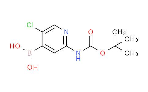 CAS No. 1222522-36-2, (2-((tert-Butoxycarbonyl)amino)-5-chloropyridin-4-yl)boronic acid