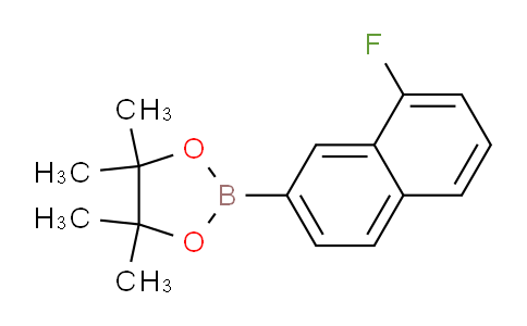 CAS No. 1227828-00-3, 2-(8-Fluoronaphthalen-2-yl)-4,4,5,5-tetramethyl-1,3,2-dioxaborolane