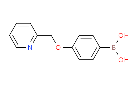 CAS No. 1228180-82-2, (4-(Pyridin-2-ylmethoxy)phenyl)boronic acid