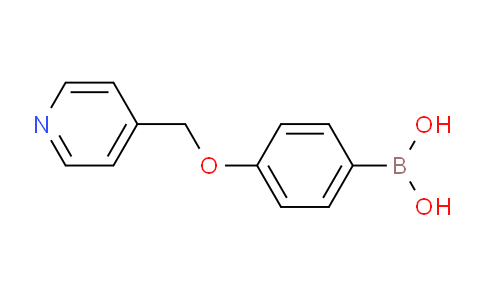CAS No. 1228181-39-2, (4-(Pyridin-4-ylmethoxy)phenyl)boronic acid