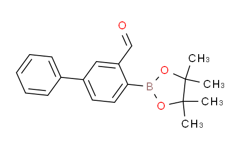CAS No. 1228267-59-1, 4-(4,4,5,5-Tetramethyl-1,3,2-dioxaborolan-2-yl)-[1,1'-biphenyl]-3-carbaldehyde