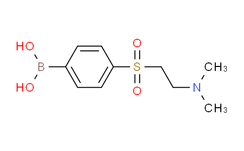 CAS No. 1232424-25-7, (4-((2-(Dimethylamino)ethyl)sulfonyl)phenyl)boronic acid