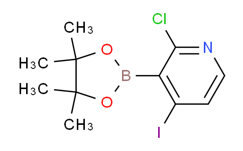 CAS No. 1241950-75-3, 2-Chloro-4-iodo-3-(4,4,5,5-tetramethyl-1,3,2-dioxaborolan-2-yl)pyridine