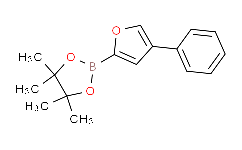 CAS No. 1242517-60-7, 4,4,5,5-Tetramethyl-2-(4-phenylfuran-2-yl)-1,3,2-dioxaborolane