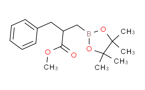 CAS No. 1243540-13-7, Methyl 2-benzyl-3-(4,4,5,5-tetramethyl-1,3,2-dioxaborolan-2-yl)propanoate