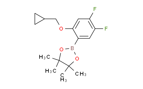 CAS No. 1245816-08-3, 2-(2-(Cyclopropylmethoxy)-4,5-difluorophenyl)-4,4,5,5-tetramethyl-1,3,2-dioxaborolane