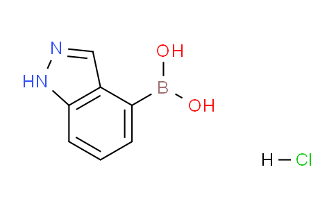 CAS No. 1252598-02-9, (1H-Indazol-4-yl)boronic acid hydrochloride