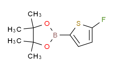 CAS No. 1253586-81-0, 2-(5-Fluorothiophen-2-yl)-4,4,5,5-tetramethyl-1,3,2-dioxaborolane