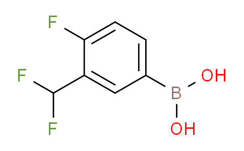 CAS No. 1254118-35-8, (3-(difluoromethyl)-4-fluorophenyl)boronic acid