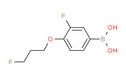 CAS No. 1254118-57-4, (3-fluoro-4-(3-fluoropropoxy)phenyl)boronic acid