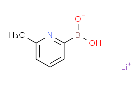 CAS No. 1256345-49-9, 6-Methylpyridine-2-boronic acid, mono-lithium salt