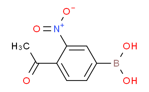 CAS No. 1256345-63-7, (4-Acetyl-3-nitrophenyl)boronic acid