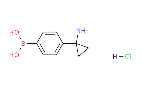 CAS No. 1256345-72-8, (4-(1-Aminocyclopropyl)phenyl)boronic acid hydrochloride