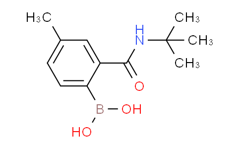 CAS No. 1256345-94-4, (2-(tert-Butylcarbamoyl)-4-methylphenyl)boronic acid