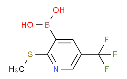 CAS No. 1256346-08-3, (2-(Methylthio)-5-(trifluoromethyl)pyridin-3-yl)boronic acid