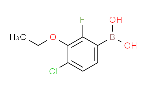 CAS No. 1256346-20-9, (4-Chloro-3-ethoxy-2-fluorophenyl)boronic acid