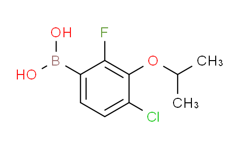 CAS No. 1256346-21-0, (4-Chloro-2-fluoro-3-isopropoxyphenyl)boronic acid