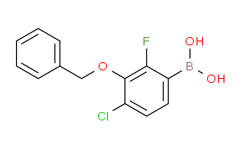 CAS No. 1256346-27-6, (3-(Benzyloxy)-4-chloro-2-fluorophenyl)boronic acid