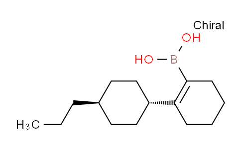 CAS No. 1256346-32-3, (trans-4'-Propyl-[1,1'-bi(cyclohexan)]-1-en-2-yl)boronic acid
