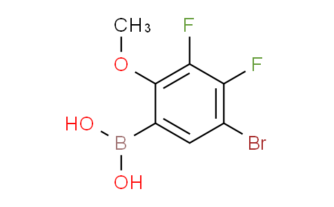 CAS No. 1256346-43-6, (5-Bromo-3,4-difluoro-2-methoxyphenyl)boronic acid