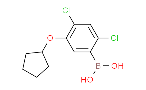 CAS No. 1256354-90-1, (2,4-Dichloro-5-(cyclopentyloxy)phenyl)boronic acid