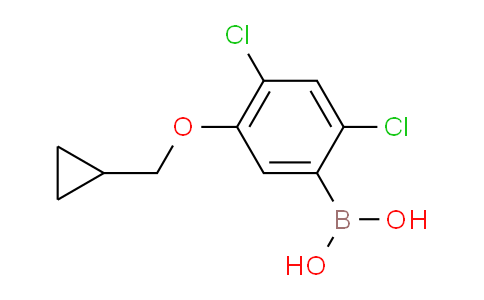 CAS No. 1256354-91-2, (2,4-Dichloro-5-(cyclopropylmethoxy)phenyl)boronic acid